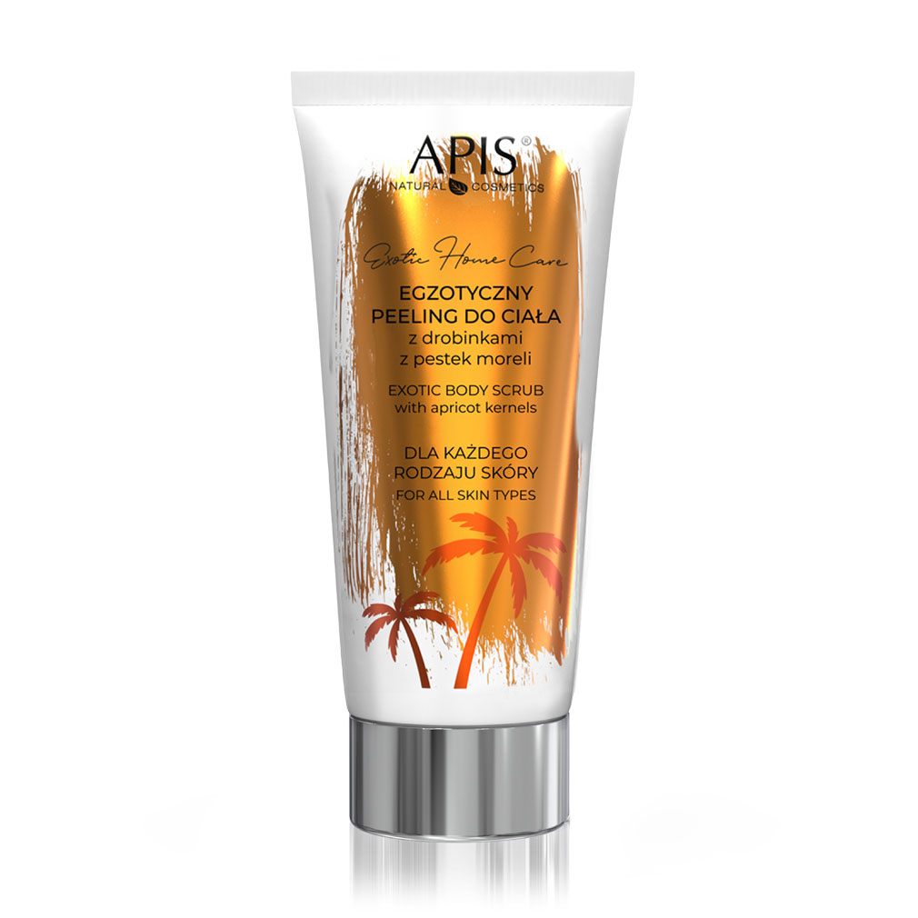 Скраб для тіла Apis Natural Cosmetics Exotic Home Care Body Scrub з абрикосовими кісточками, 200 мл
